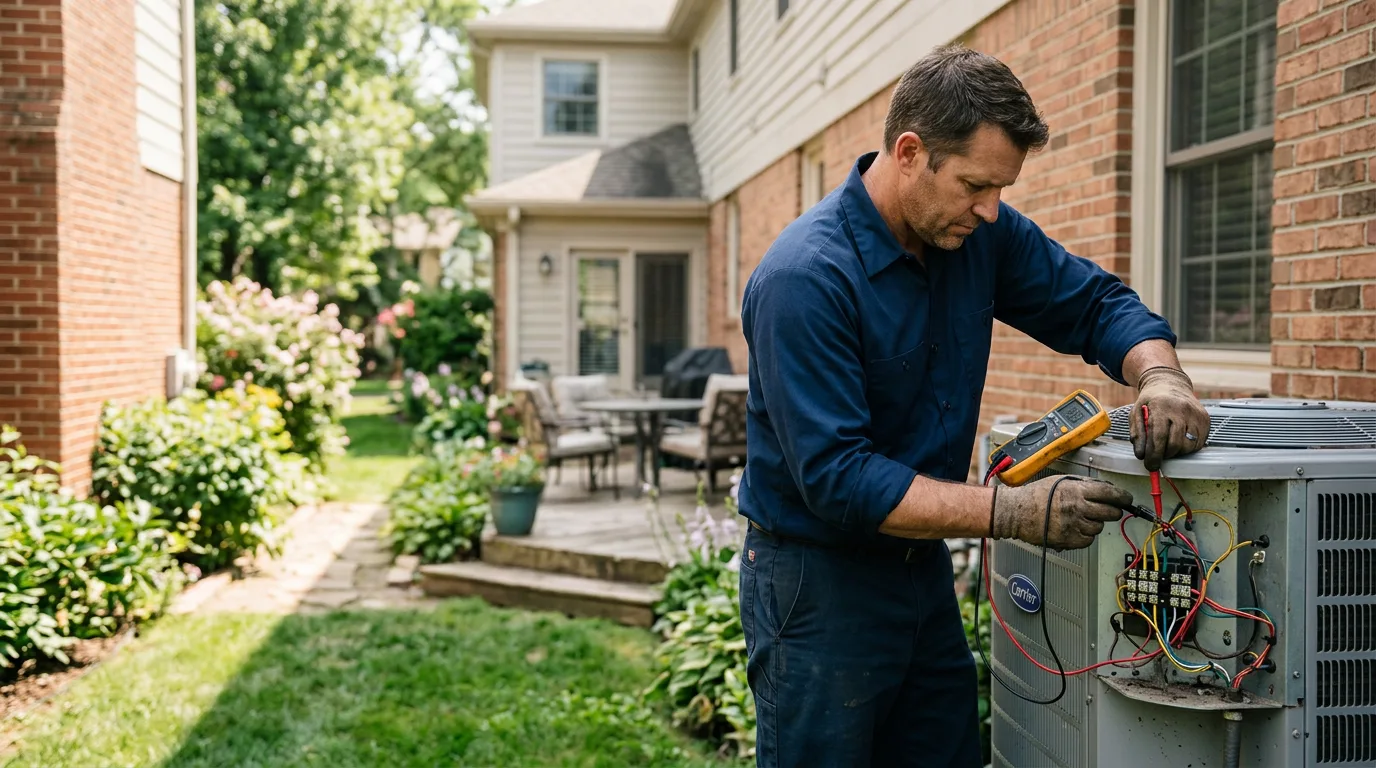 HVAC technician working near Saint James, MD